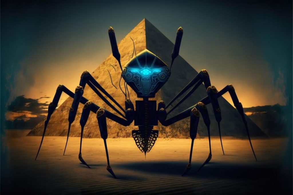 Futuristic Surveillance Araña