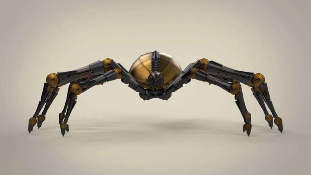 Steampunk Spider Bot