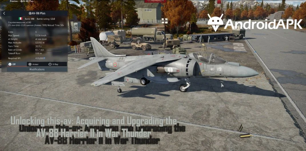 Unlocking this-av: Acquiring and Upgrading the AV-8B Harrier II in War Thunder