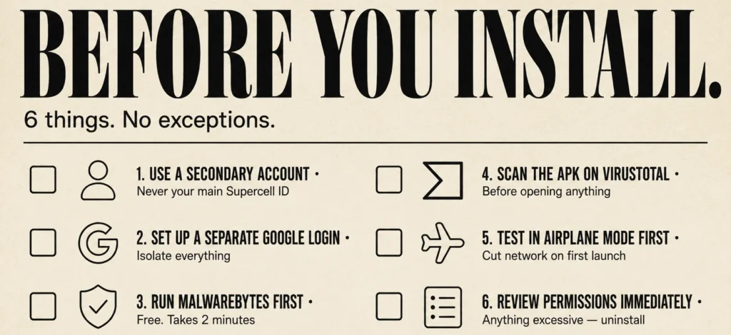 Before You Install Any Mod APK