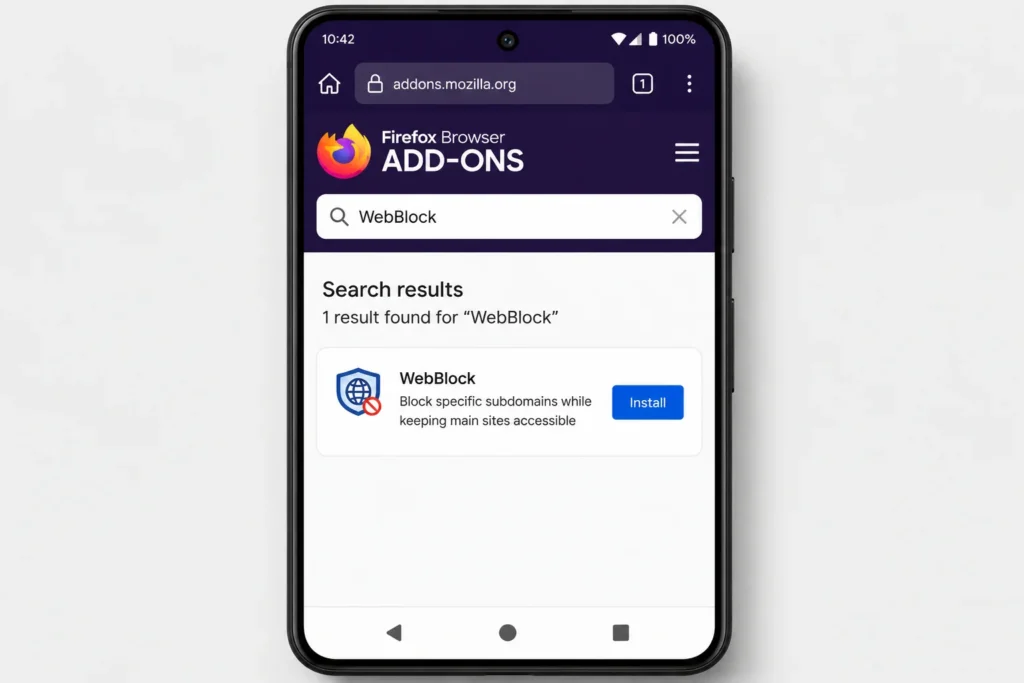 Blocking Sites Within Specific Browsers