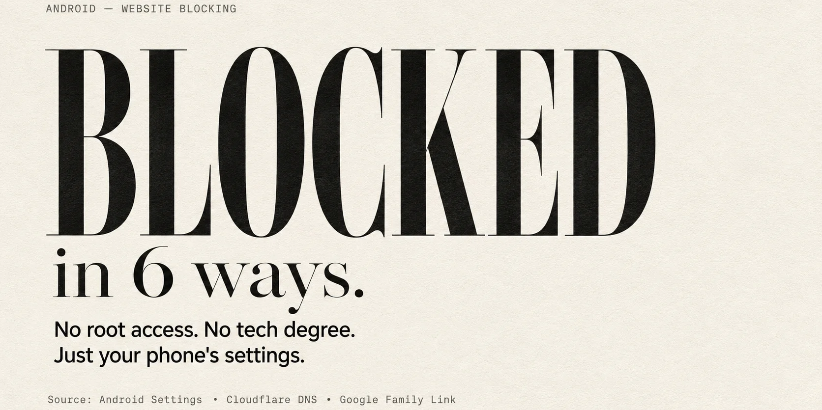 How to Block a Website on an Android Phone