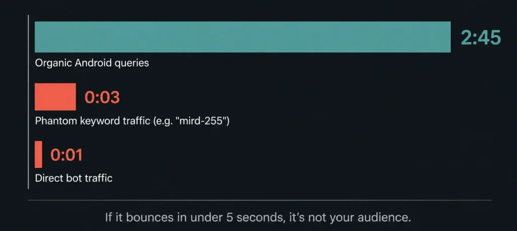 Why it lands on Android sites