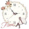 *sweet* 秒針つきアナログ時計 Free
