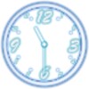Analog Clock - Neon Transparent Theme