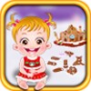Baby Hazel Gingerbread House