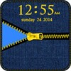 Blue Jeans Zipper Go Locker Theme