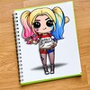 Chibi Cute Girls Coloring Book