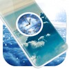 Cloud Clock Live Wallpaper