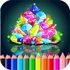 Coloring Book Diamond And Stress Reliever