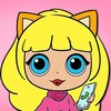 Coloring Book Dolls. Foxy Doll