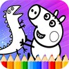 Coloring Book For Pepa Funny Pig