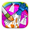 Coloring Princess Dresses