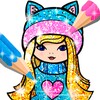 Colorir Glitter Jogo De Menina
