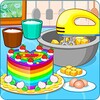 Cooking Colorful Cake