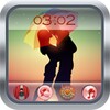Cute Couple Kiss GO Locker Theme