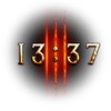 Diablo III Numbers Clock Widget