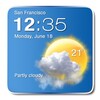 Digital Clock Weather Widget