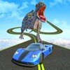 Dinosaur Car Chase Ramp Stunts