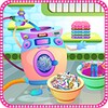 Dirty Laundry Washing Girls Games