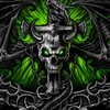 Dragon Skull Flames LWP