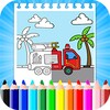 Drawing Of Vehicle And Coloring Book