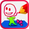 Draw→Moving! Face Drawing!
