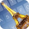 Eiffel Paris Glow Keyboard Theme