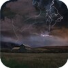 Farm House In Thunderstorm Free