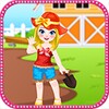 Farm Little Girl
