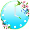 Flowers Clock Widget