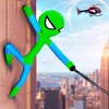 Flying Hero Stickman