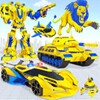 Flying Muscle Car Transform Robot