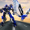 Flying Police Eagle Bike Robot Hero