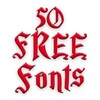 Free Fonts 50 Pack 10