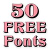 Free Fonts 50 Pack 12