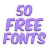 Free Fonts 50 Pack 25