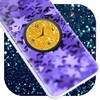 Glitter Clock Live Wallpaper