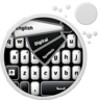 GO Keyboard Black And White Theme
