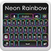 GO Keyboard Neon Rainbow Theme