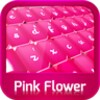 GO Keyboard Pink Flower Theme