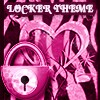 GO Locker Pink Zebra Heart