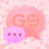 GO SMS Pro Pink Hearts Theme