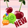 GO SMS Pro Theme Cherries