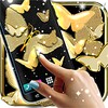 Gold Butterfly Live Wallpaper