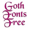 Goth Fonts