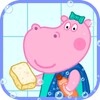 Hippo Washing
