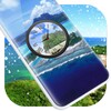 Island Clock Live Wallpaper
