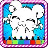 Kawaii Hamsters Coloring Pages