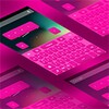 Keyboard Design Pink